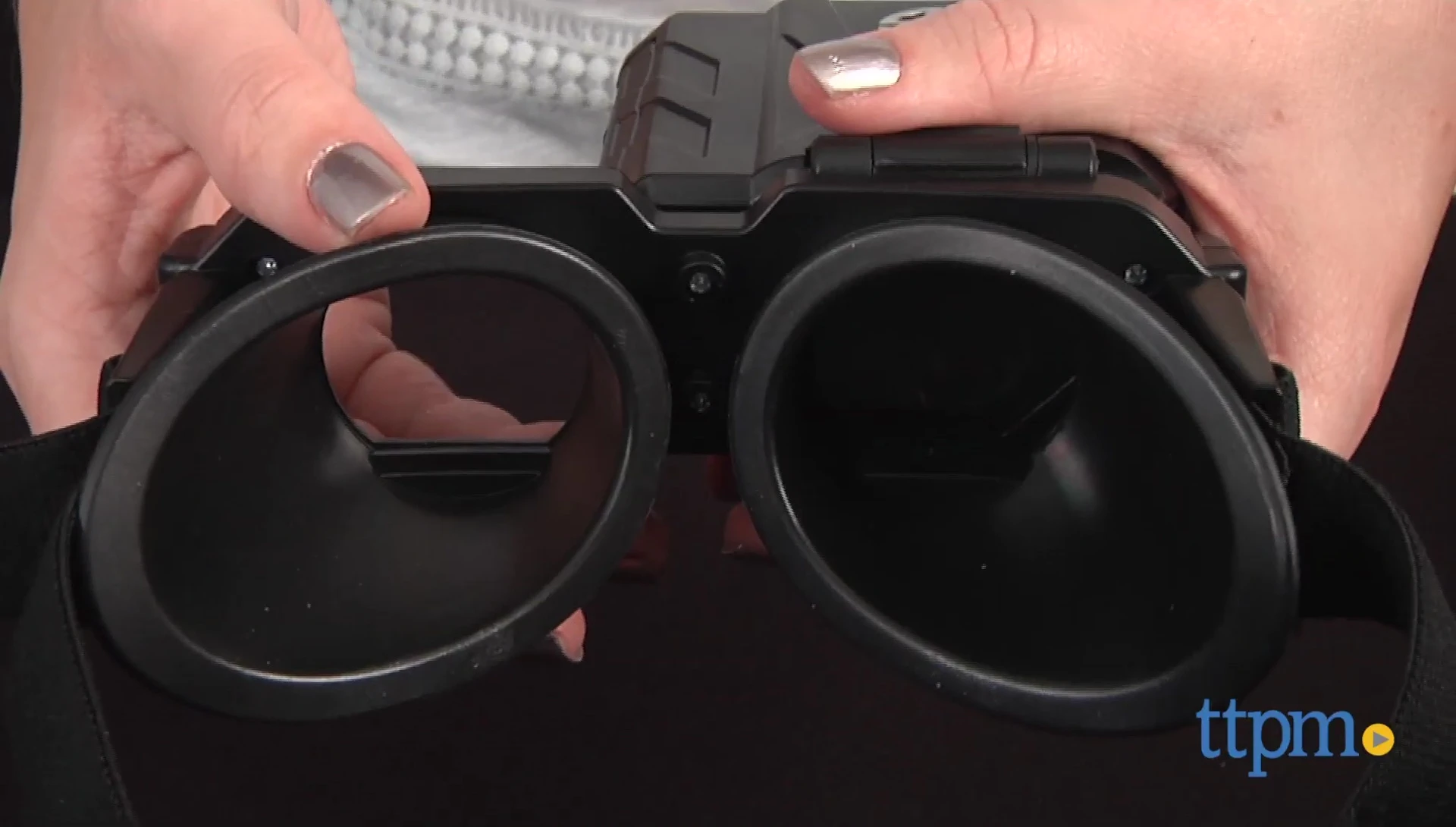 Image demonstrating the flip-up LED feature.