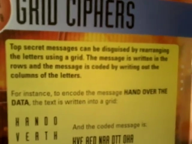 Grid cipher example
