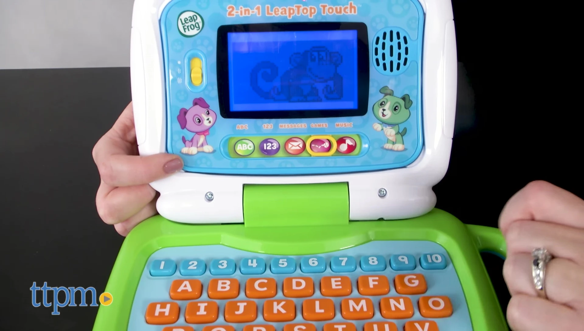 Screenshot showing the Games mode, featuring an animal-based activity.
