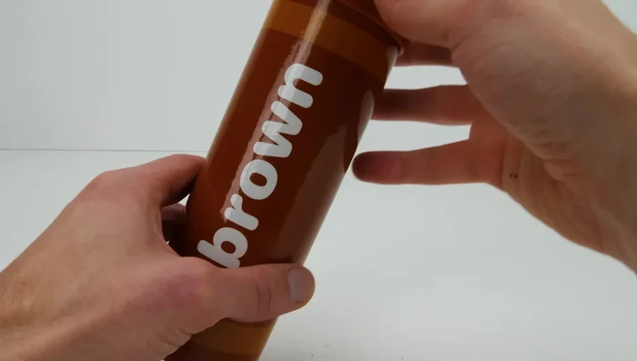 Play with the brown kinetic sand and use cutters to create shapes.