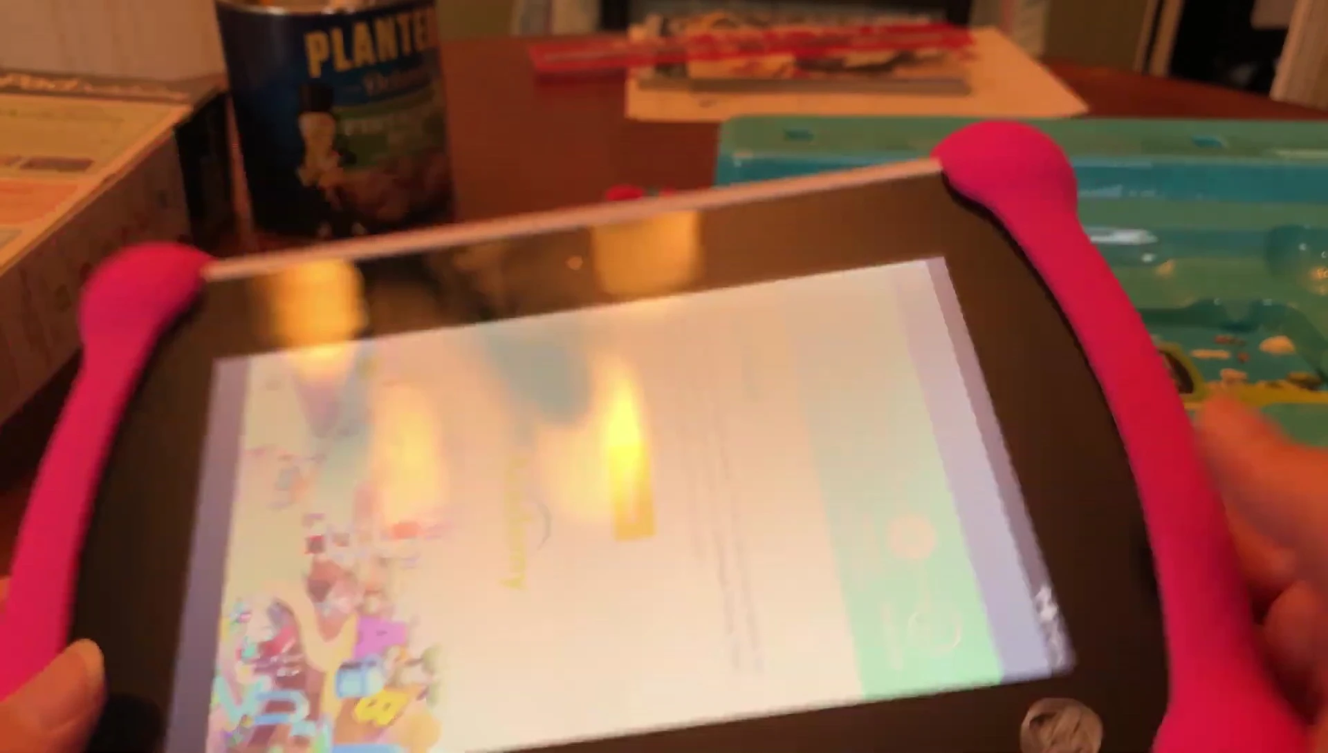 Screenshot illustrating the lack of screen rotation
