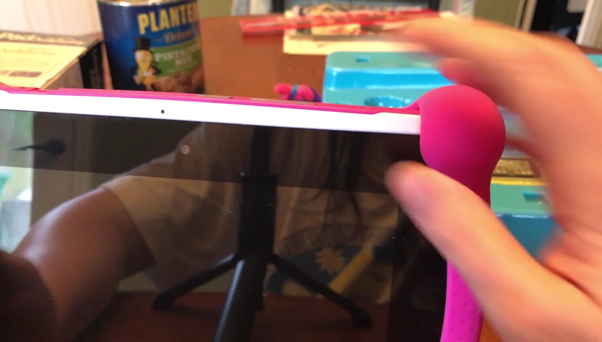 Screen showing the initial setup process