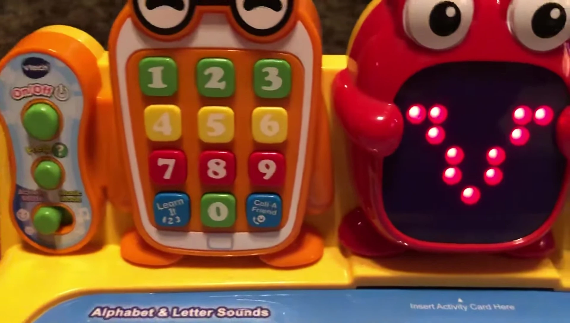 The screen displaying the activity mode options.