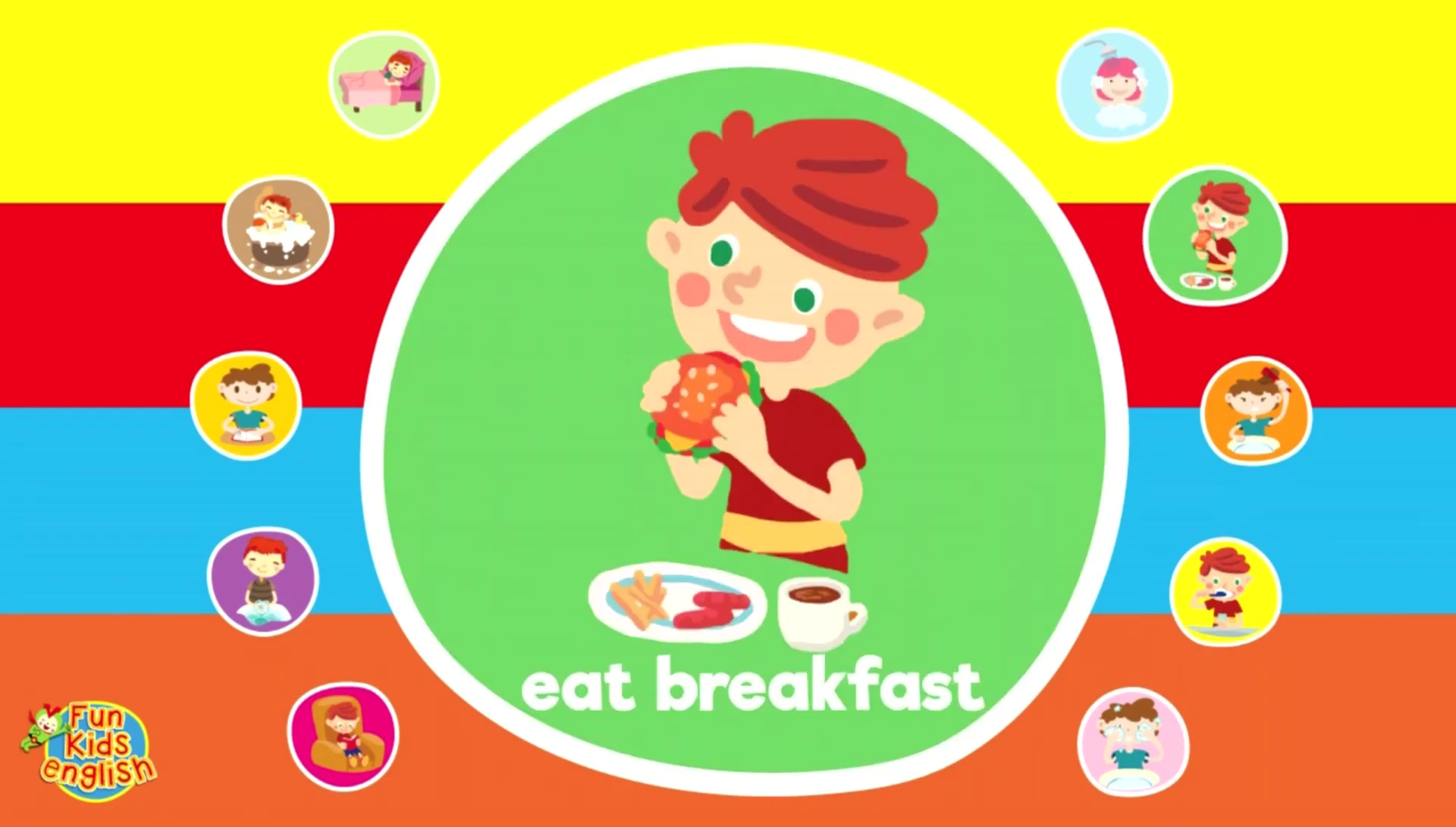 Image showing a child brushing their teeth