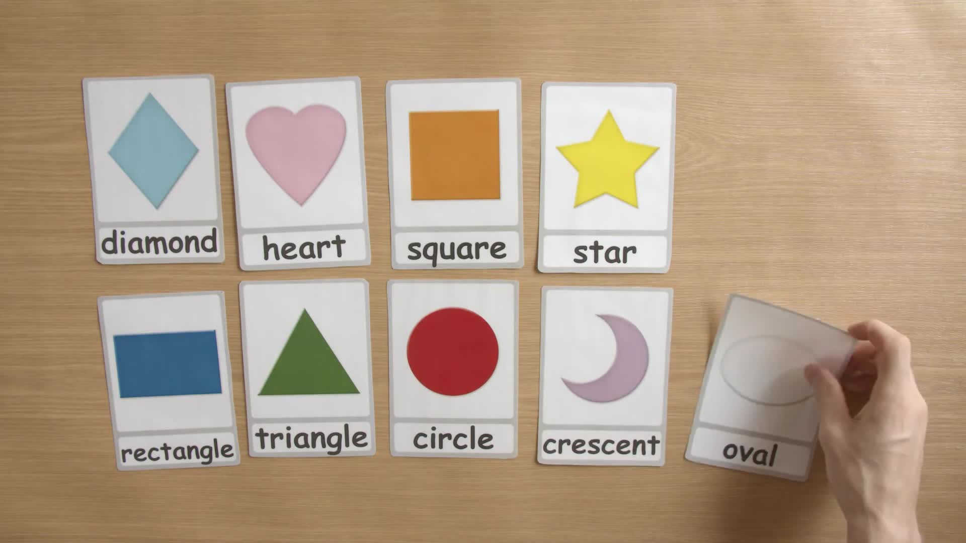 Screenshot showing the free printable flashcards.
