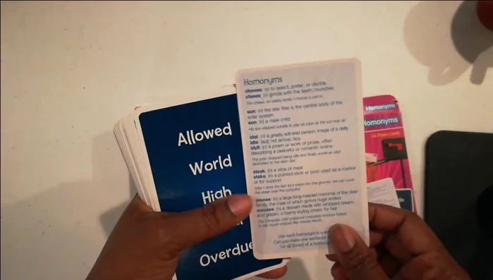 Use SAT prep flashcards for high school students preparing for the test.