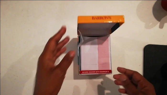 Use SAT prep flashcards for high school students preparing for the test.