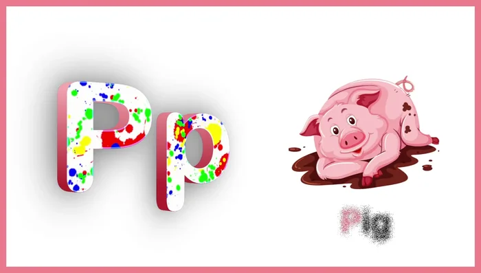 Letter P - Pig