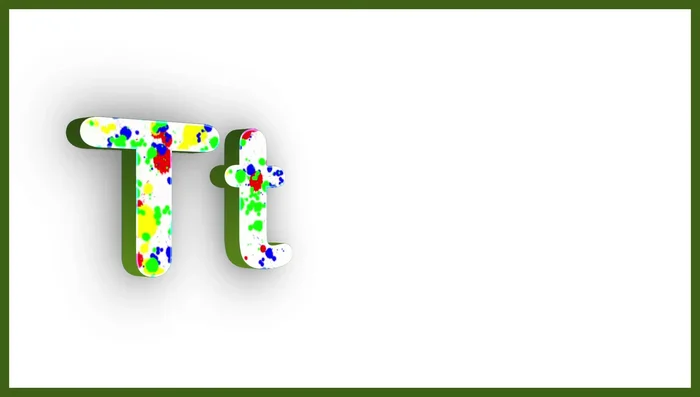 Letter T - Turtle