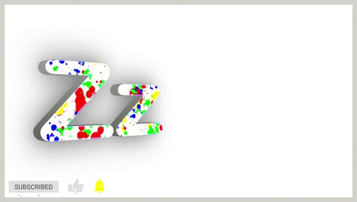 Letter Z - Zebra