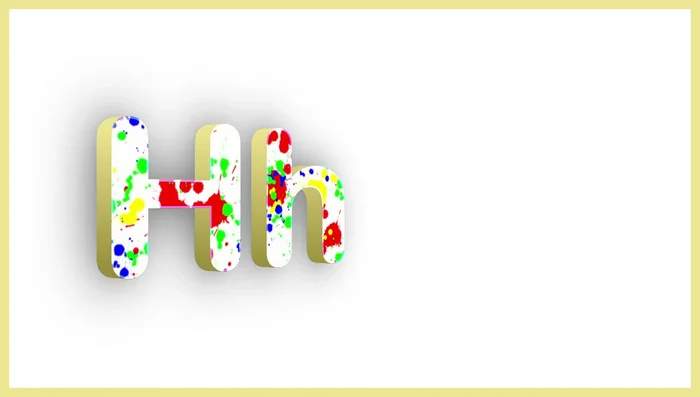 Letter H - House