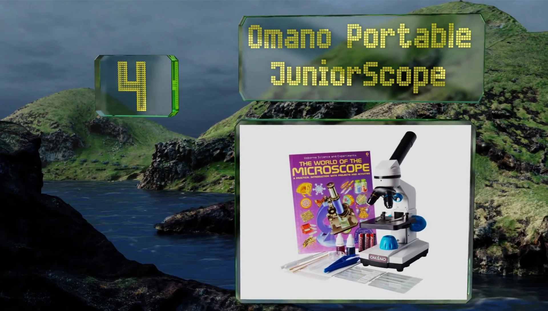 Highlighting the microscope's magnification options