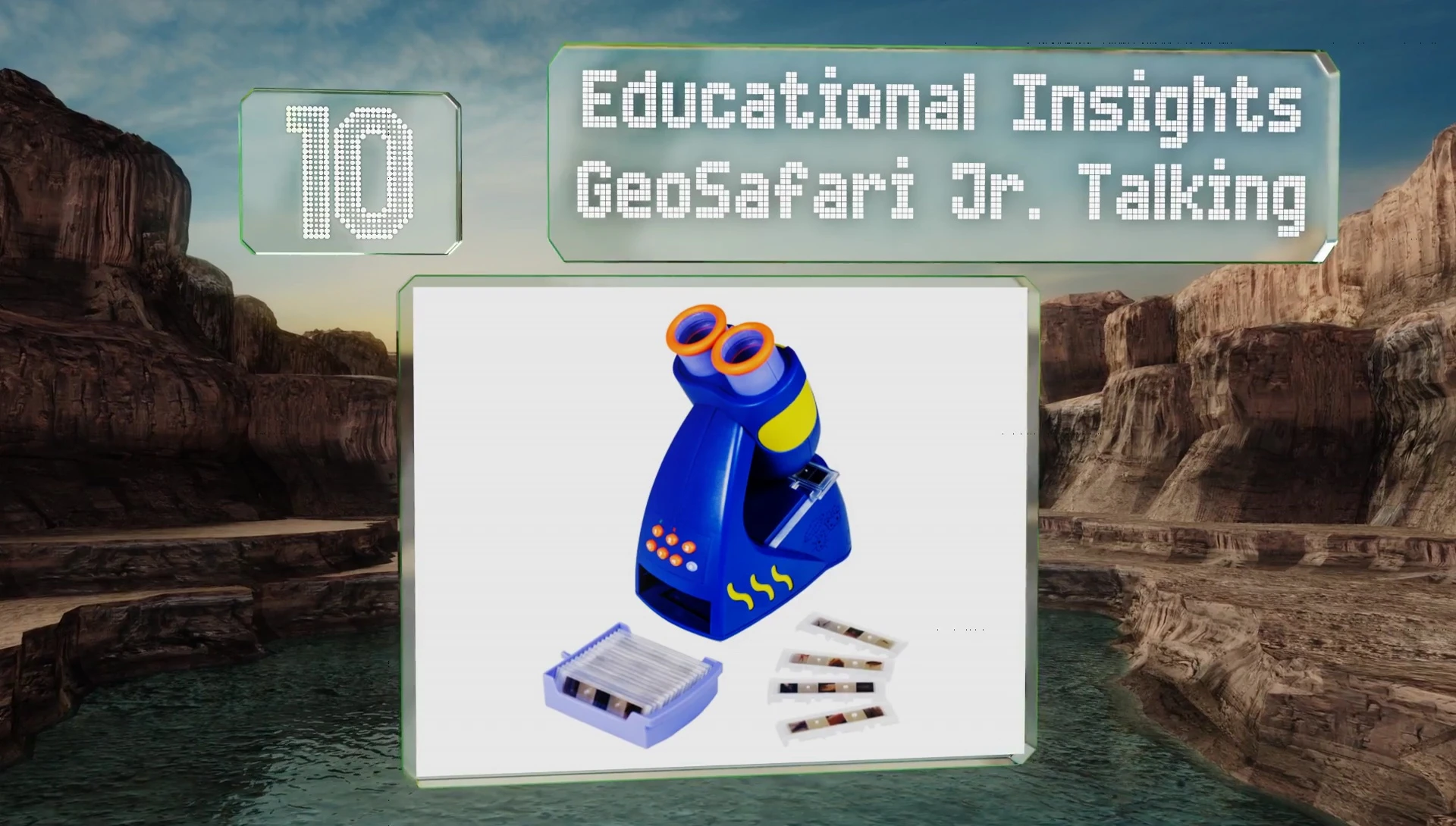 Close-up of the GeoSafari Jr. Microscope