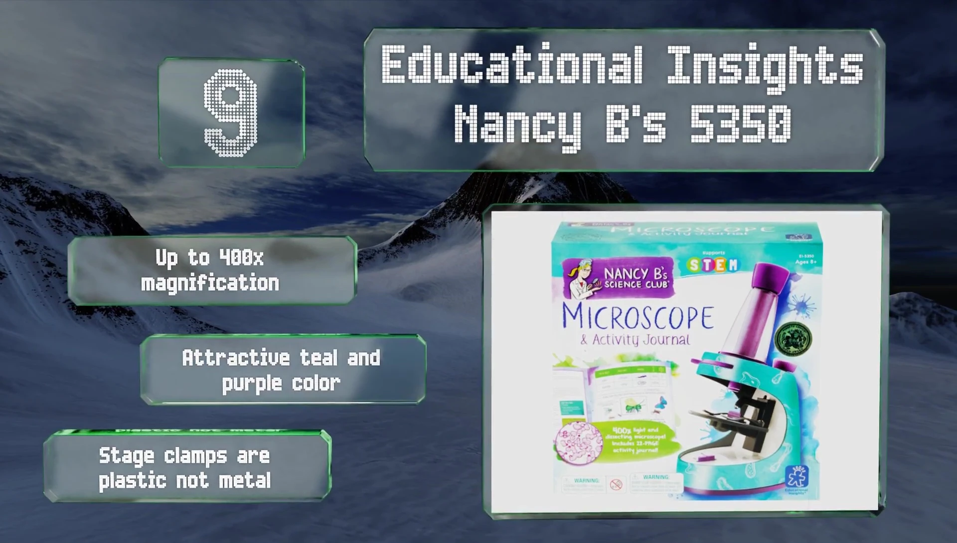 AMScope M30 Beginner Microscope and its carrying case