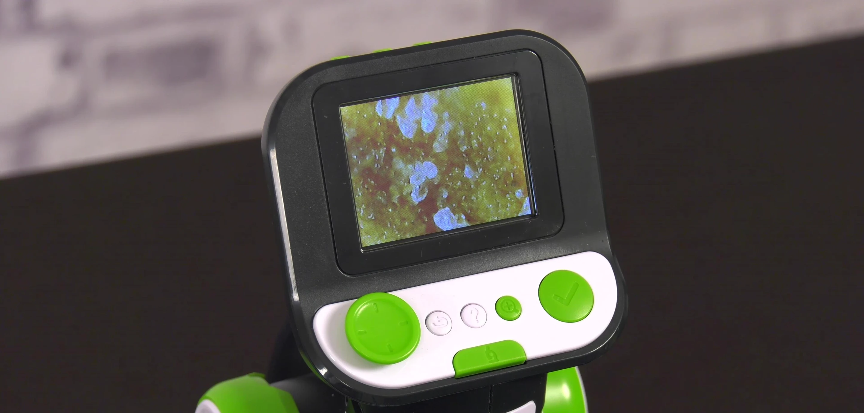 Screenshot showing the image capture function of the microscope.