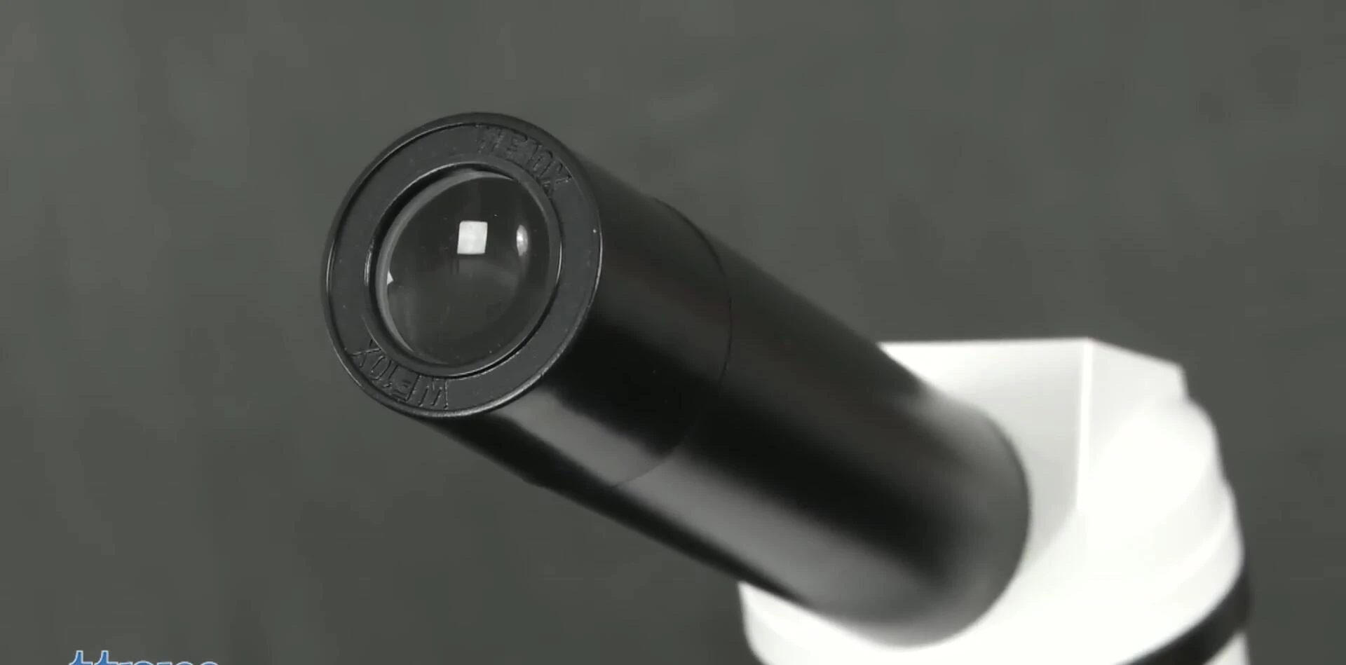 Image showing the microscope's magnification settings and objective lenses.