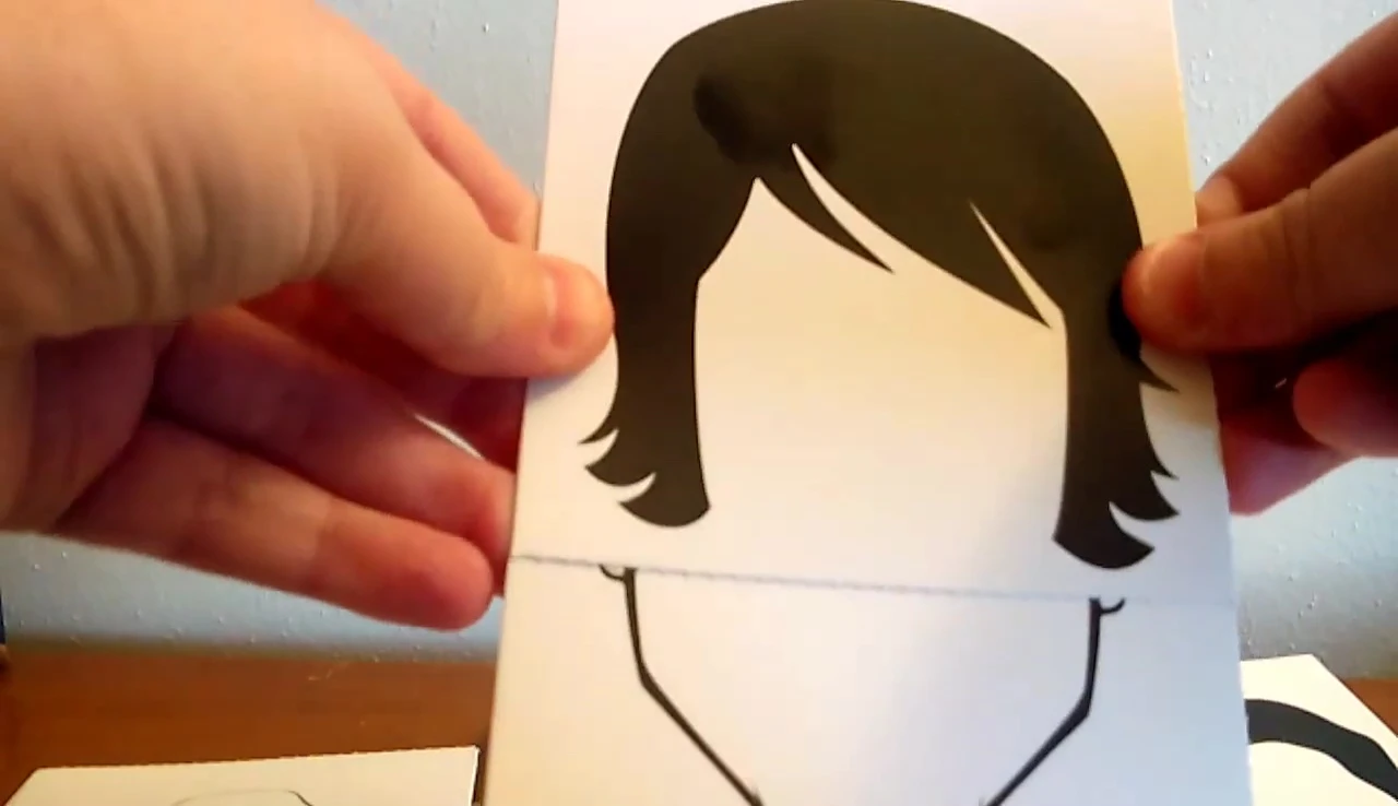 Layering the facial features