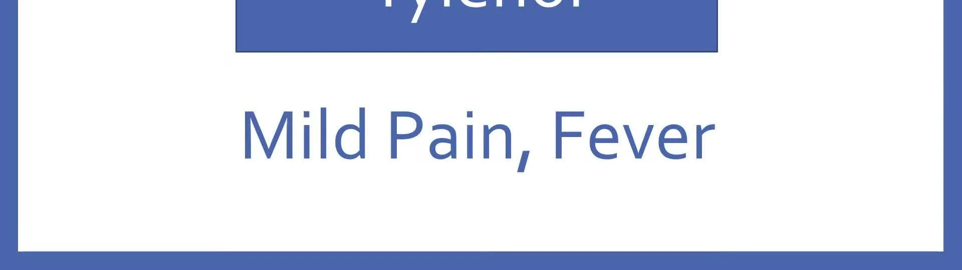Acetaminophen (Tylenol) Flashcard