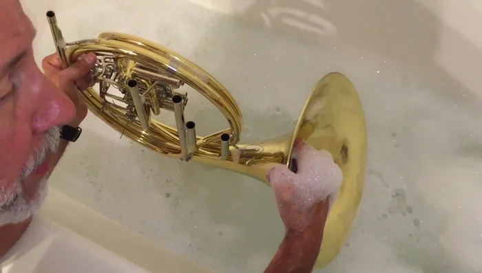 Rinse the instrument thoroughly with clean water to remove all soap residue.