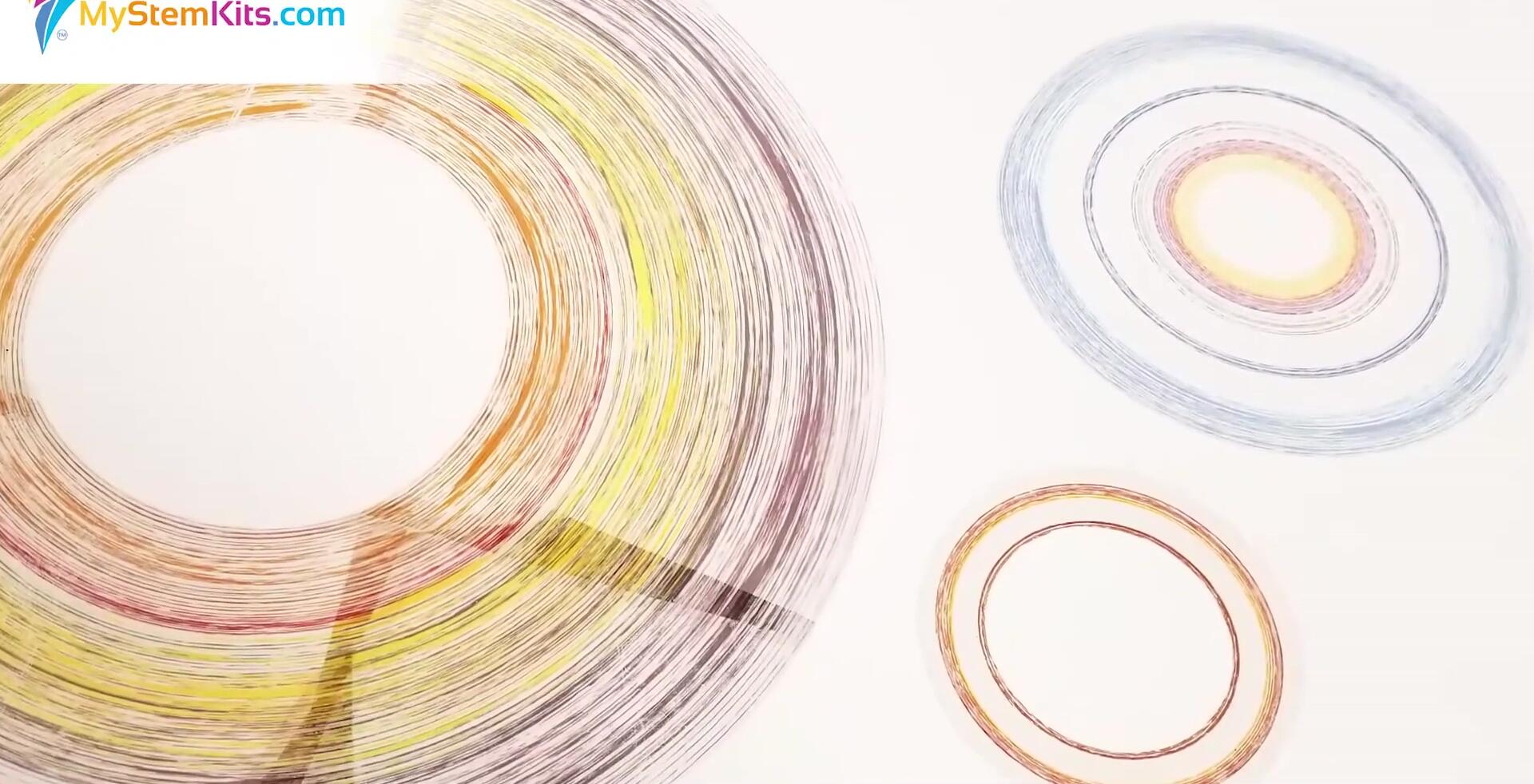 Detailed view of the rings of Saturn
