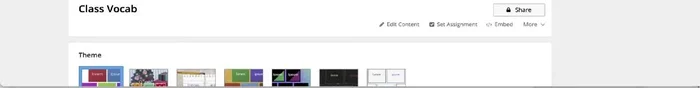 Select a template from the options presented on the right side of the screen.