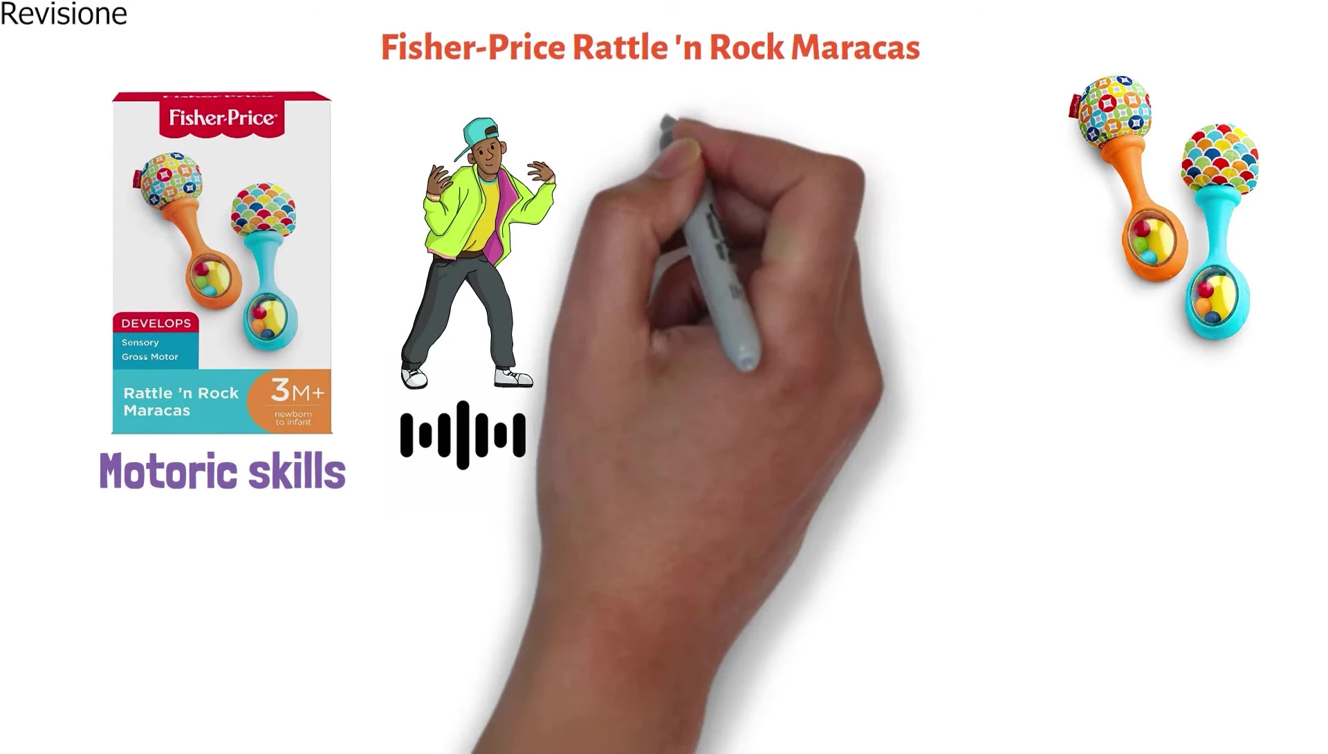 Close up of the maracas texture and details