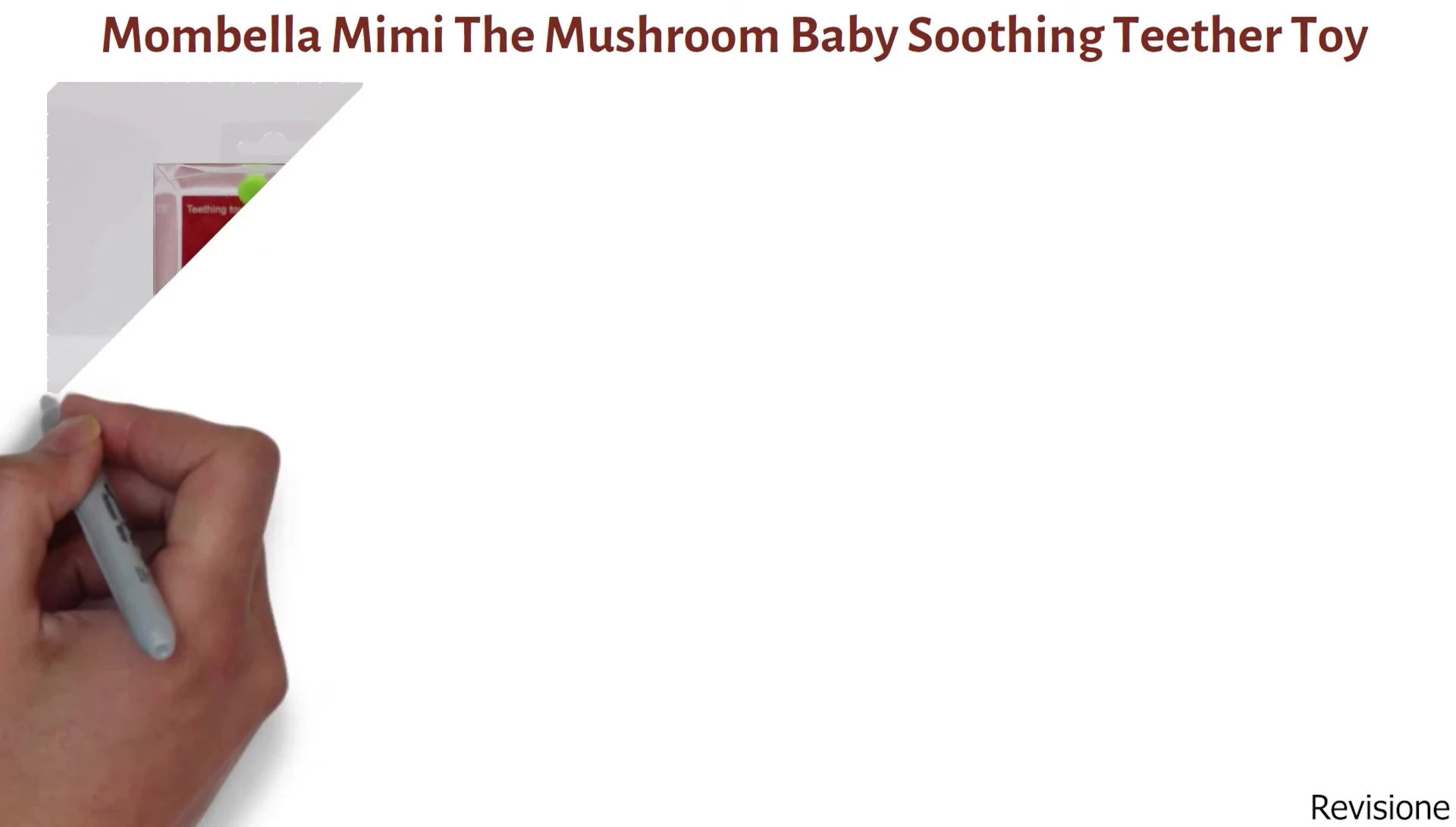 Close-up of the teether's texture