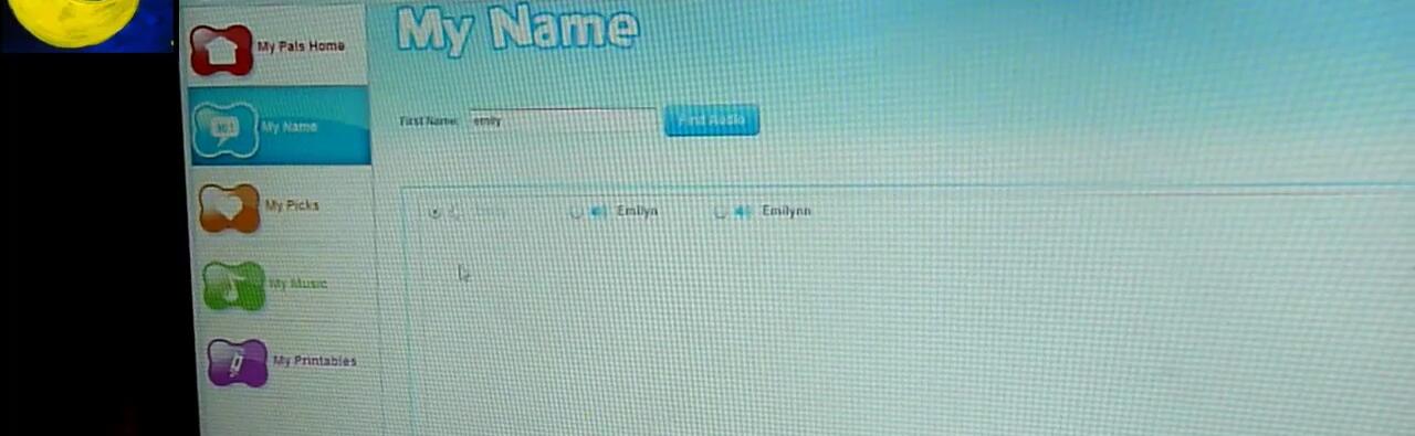 Example of customization options in the LeapFrog software