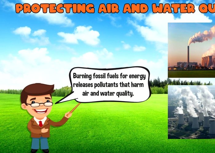 Protecting Air and Water Quality: Reducing air pollution and the risk of water contamination associated with fossil fuel extraction.