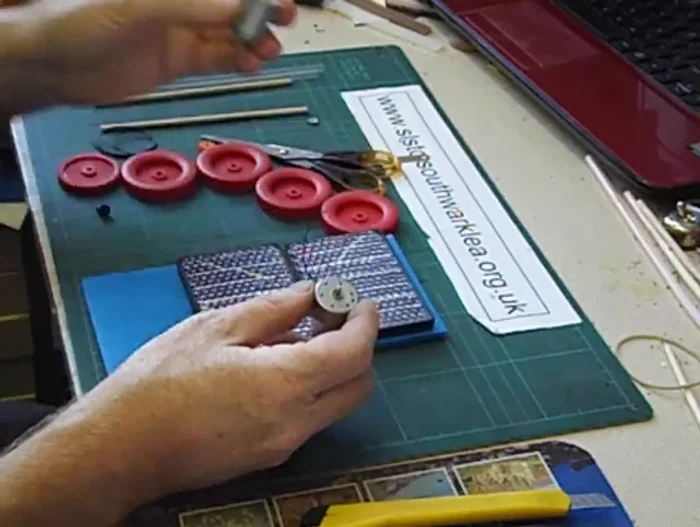 Strip the motor wires.