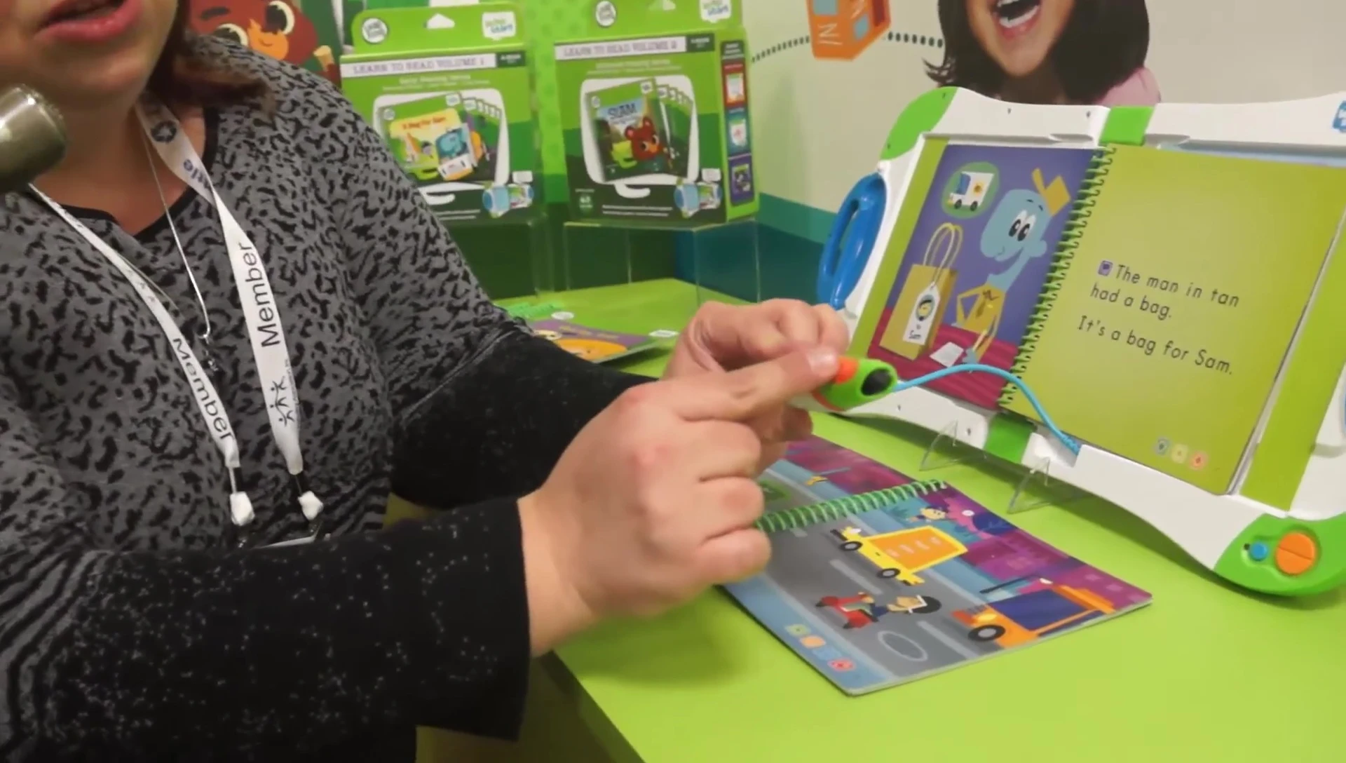 The LeapStart system's redesigned stylus.