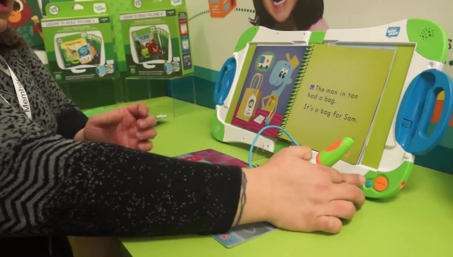 Example of a LeapStart interactive book.