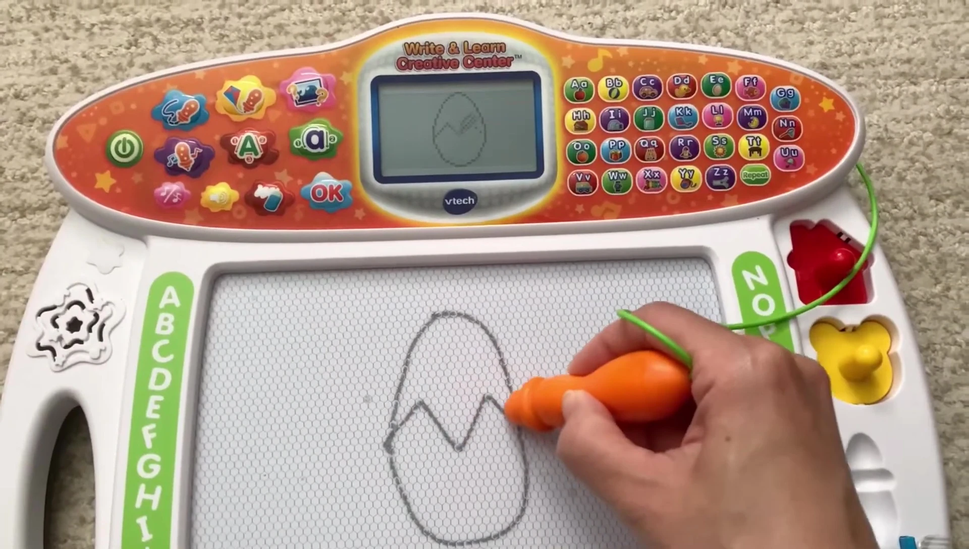 Screen showing the object drawing activity.