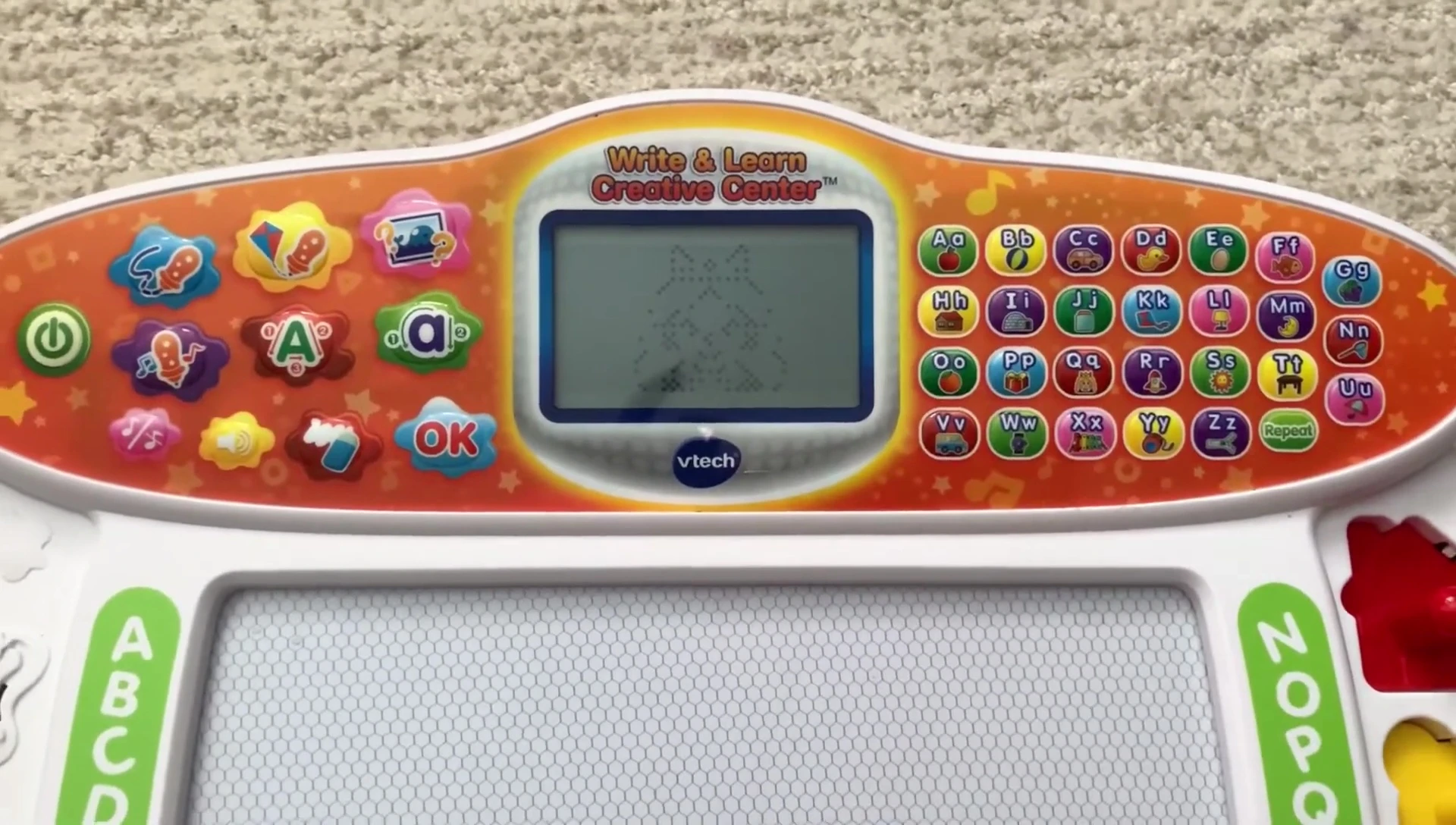 Screen showing the guessing game activity.