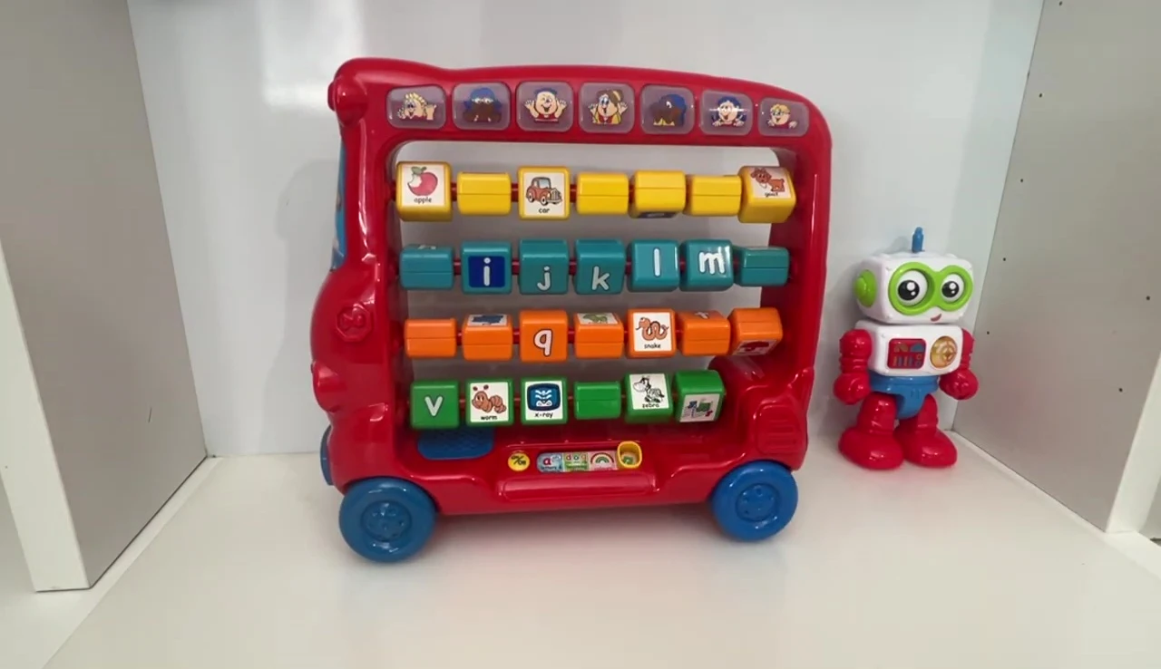 The ABC Tap Tap Bus in music mode, showcasing the lights