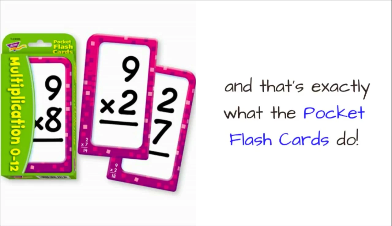 A family using the flashcards together during an activity.