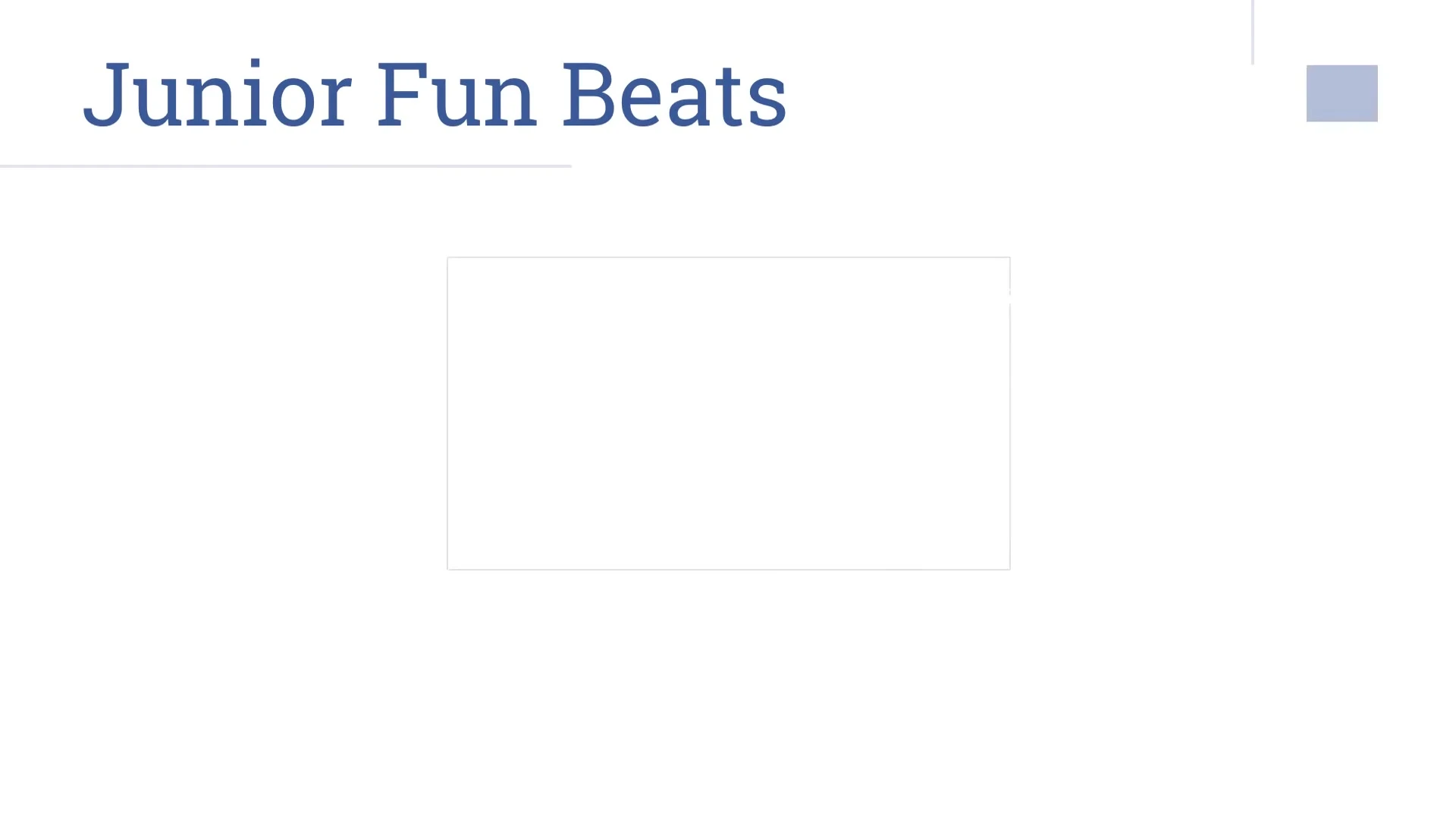 Junior Fun Beats electronic drum set