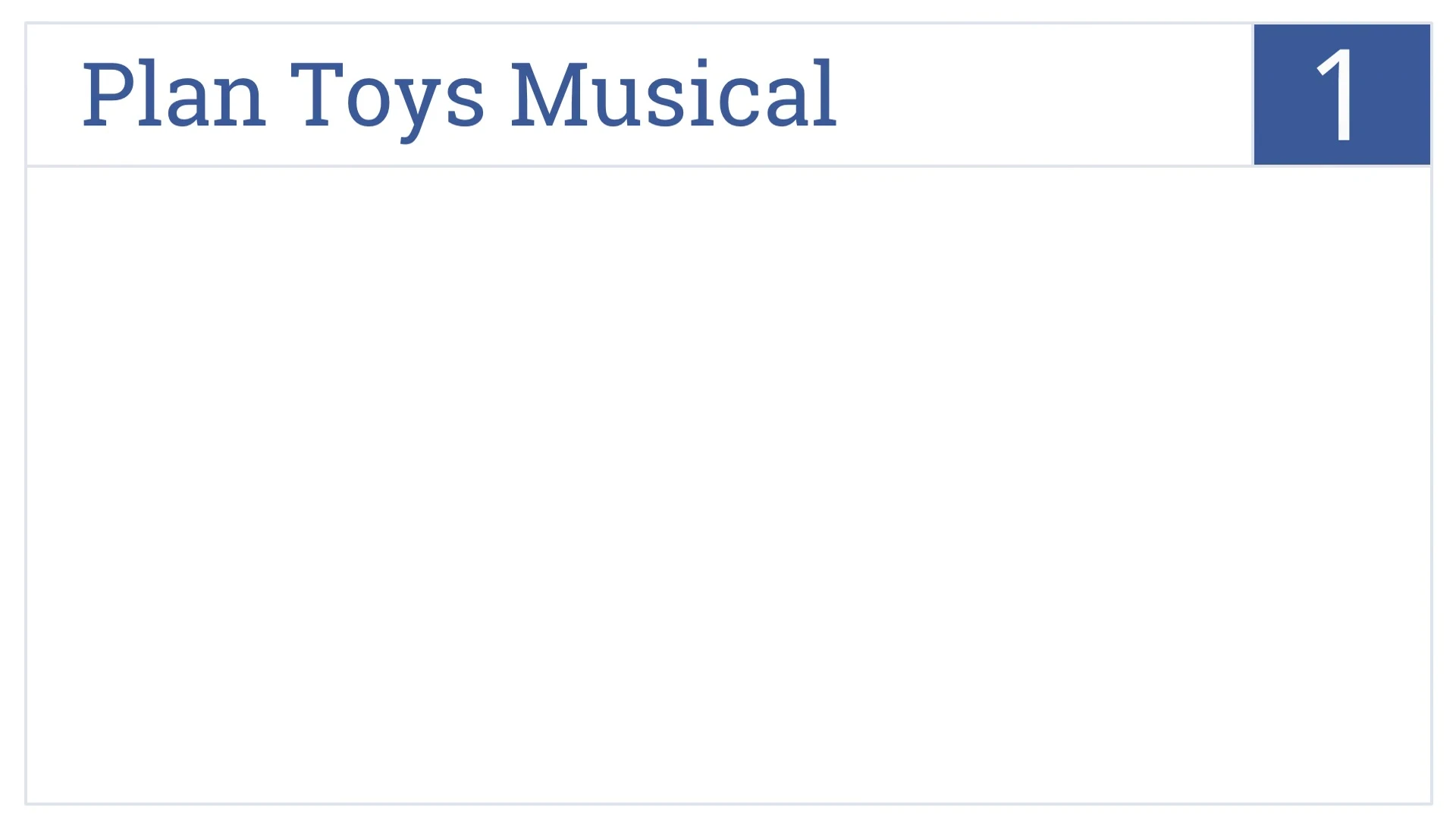 Plan Toys Musical Drum