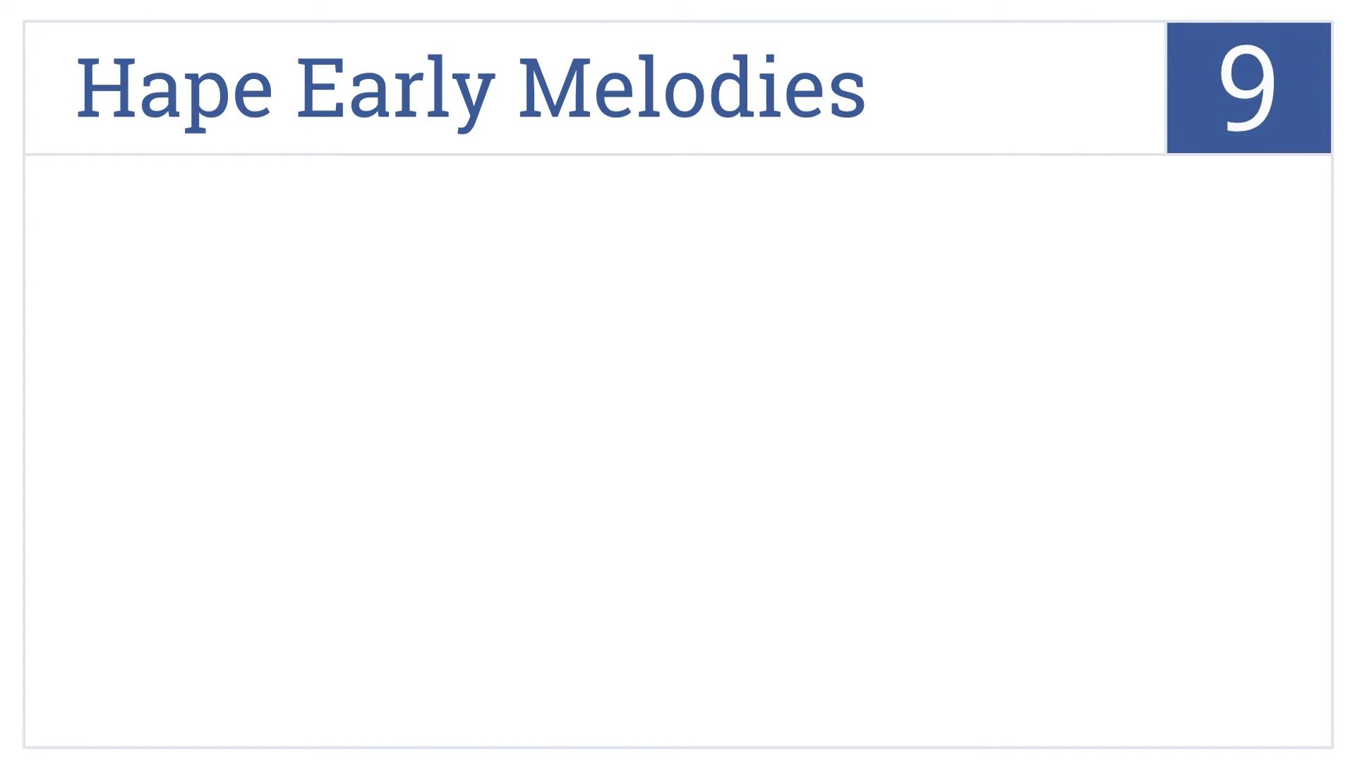 Heip Early Melodies drum set