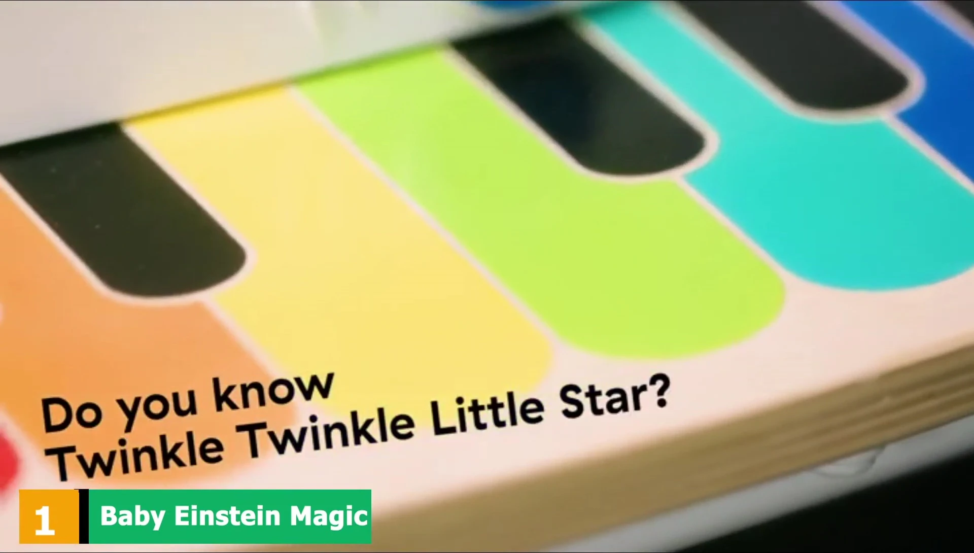 Baby Einstein Magic Touch Piano shown in its entirety.