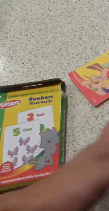 Cards laid out in a mixed order, demonstrating their usability even when damaged.