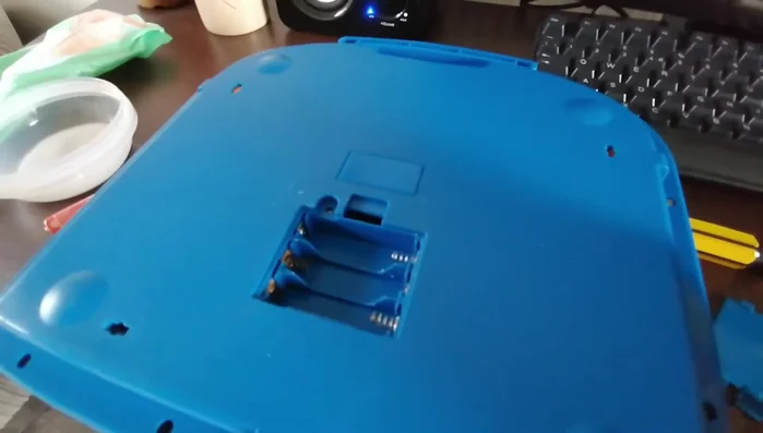 Insert new batteries.