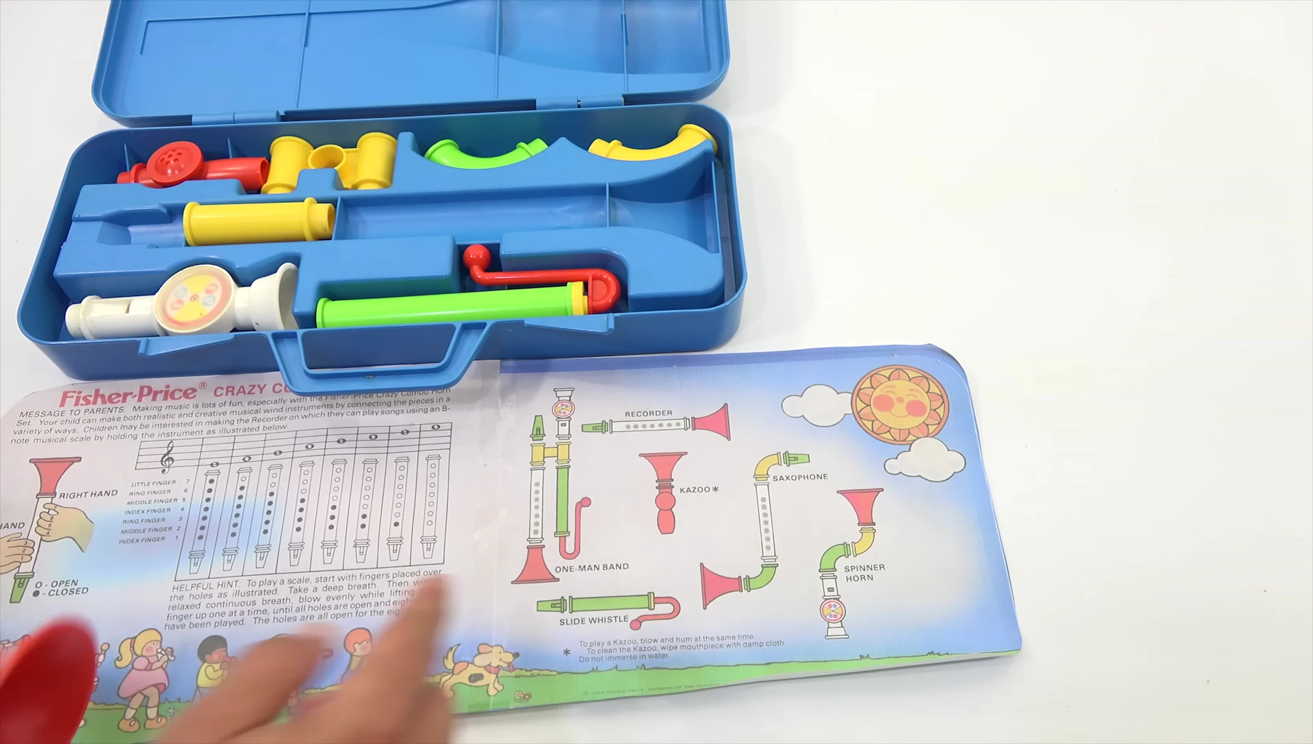 Creating a saxophone-like instrument.