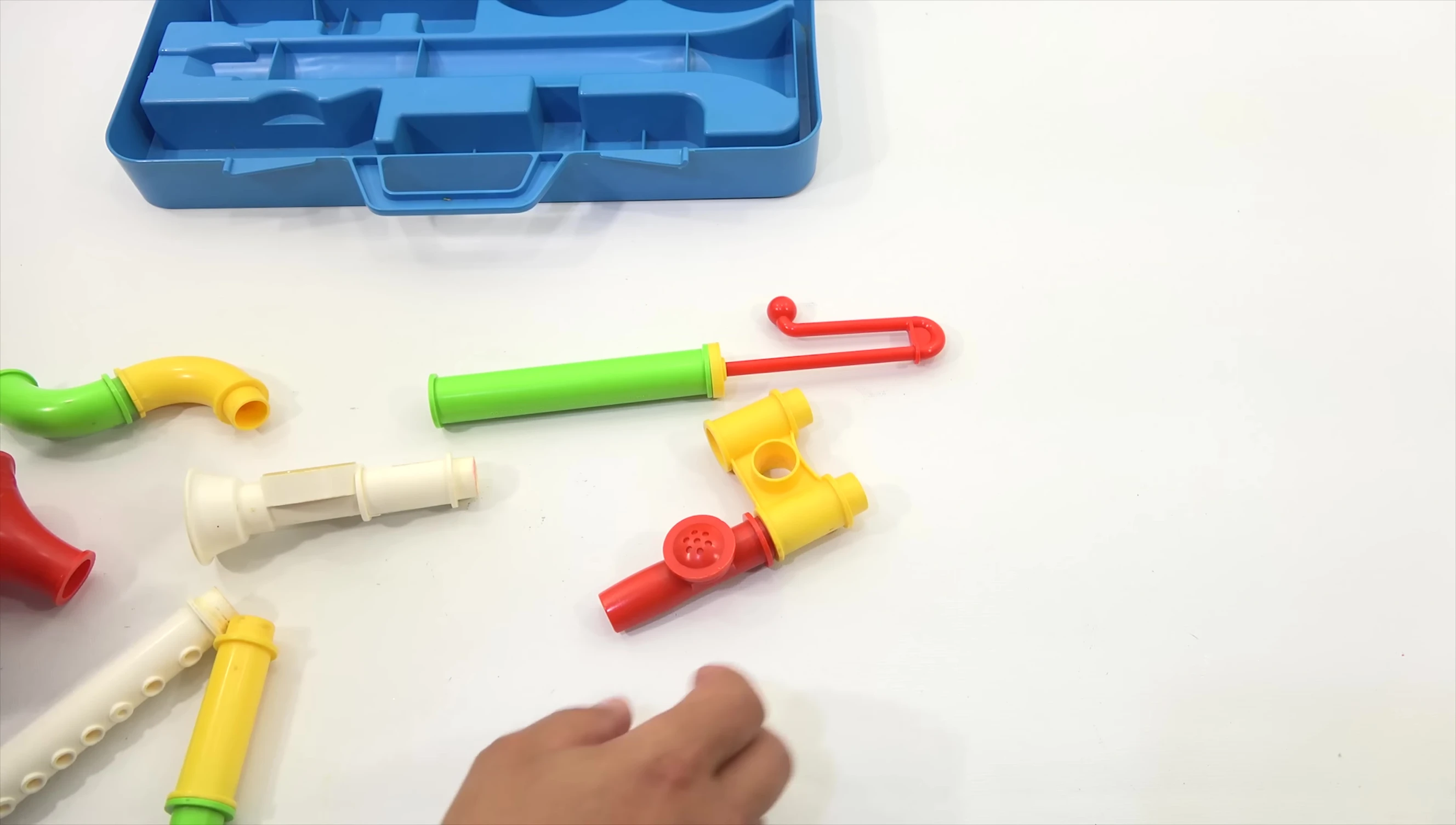 Building a very long and complex combination of all the pieces.