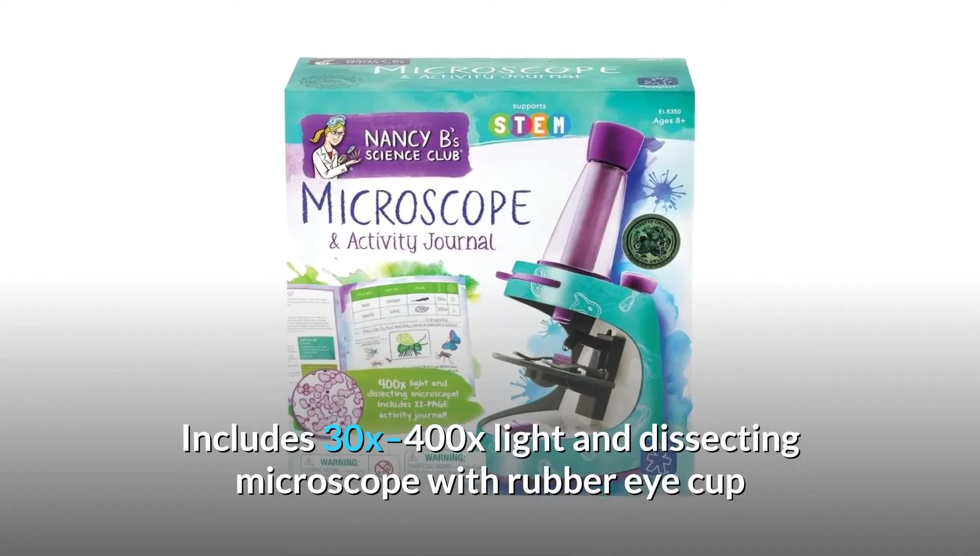 The various components of the science kit shown together.
