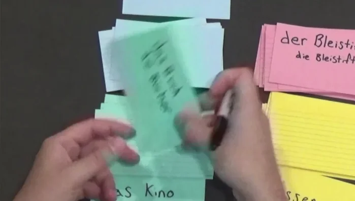 As you write, say the word out loud repeatedly to improve pronunciation and memory retention.