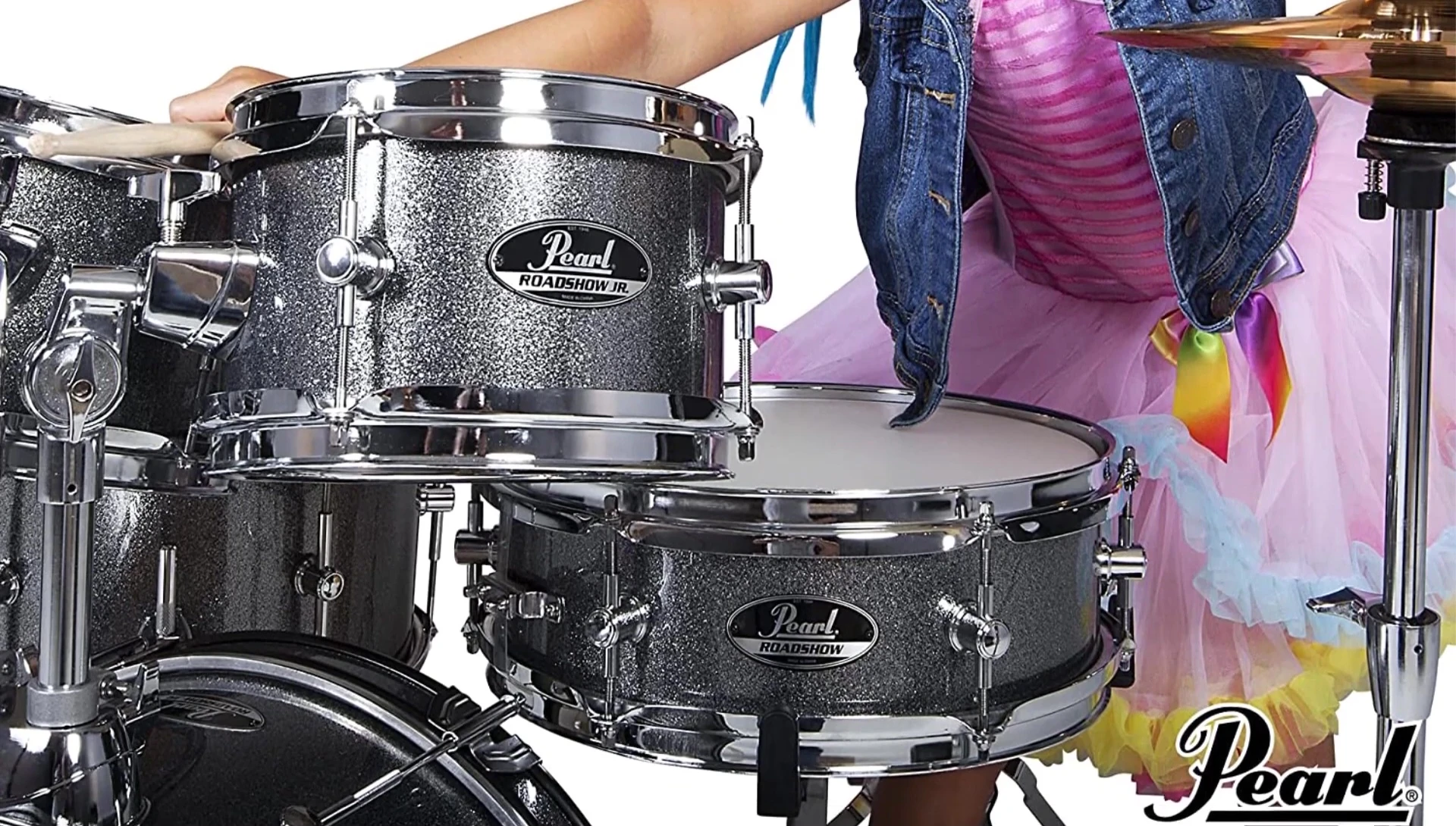 Detail shot of Pearl Roadshow Junior drum shell
