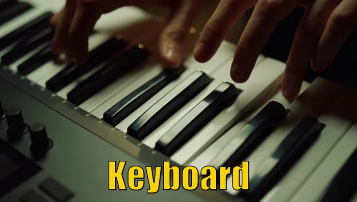 Keyboard sound example