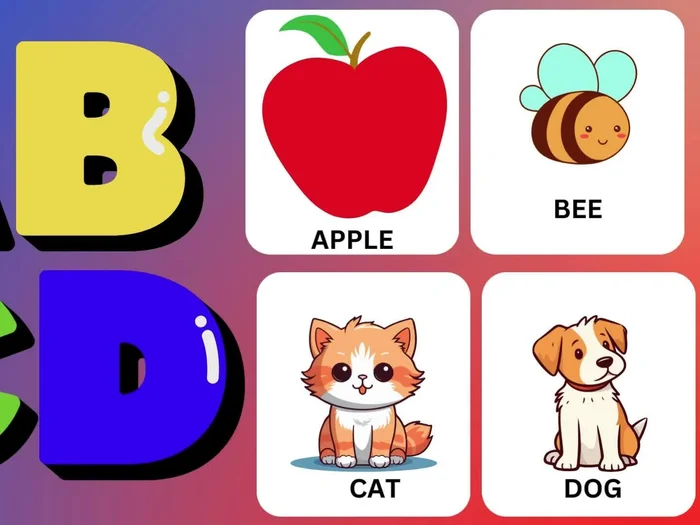 Learn the alphabets today A A is for apple