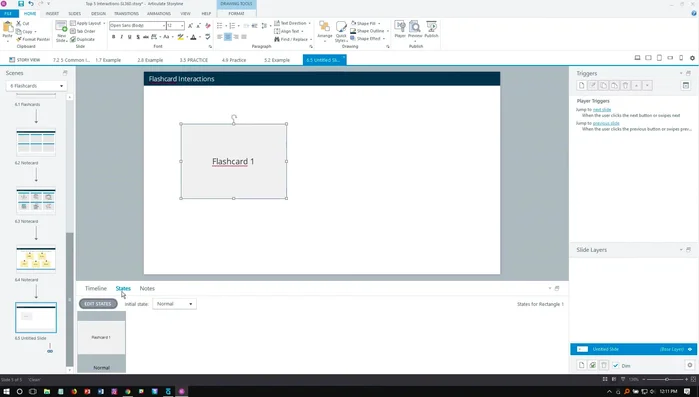 Modify the appearance of the card in the 'Selected' state (e.g., change the color).